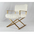 Jodi White Sheepskin Chair